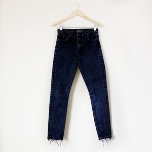 Lucky Brand Black Bridgette Skinny High Rise Jeans Size 6/28 A